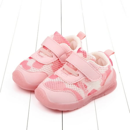 Boys And Girls Children Sneakers Breathable Hook Loop Non Slip Soft Sole Sneakers Pink 16
Boys And Girls Children Sneakers Breathable Hook Loop Non Slip Soft Sole Sneakers Pink 16