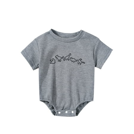 Jxzom Unisex Baby Girl Boy Romper Short Sleeve Shirt Waffle Knitted Onesie Dinosaur Print Bodysuit Summer Clothes
Jxzom Unisex Baby Girl Boy Romper Short Sleeve Shirt Waffle Knitted Onesie Dinosaur Print Bodysuit Summer Clothes