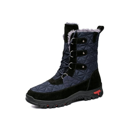 Rotosw Mens Waterproof Boot Insulated Winter Snow Boots Plush Lined Hiking Bootie Non-Slip Lightweight Work Booties Sports Round Toe Warm Shoes Blue 5.5
Rotosw Mens Waterproof Boot Insulated Winter Snow Boots Plush Lined Hiking Bootie Non-Slip Lightweight Work Booties Sports Round Toe Warm Shoes Blue 5.5