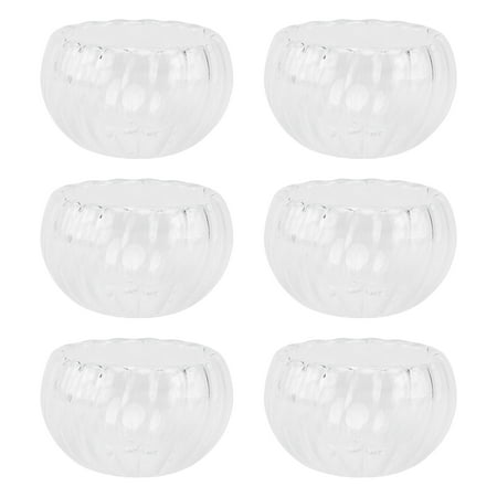 NUOLUX 6Pcs Double-Layer Tea Mugs Drinking Cups Pumpkin Stripe Glass Cups (Transparent)
NUOLUX 6Pcs Double-Layer Tea Mugs Drinking Cups Pumpkin Stripe Glass Cups (Transparent)