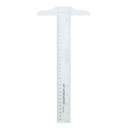 Art Alternatives Clear Plastic T-Square 12