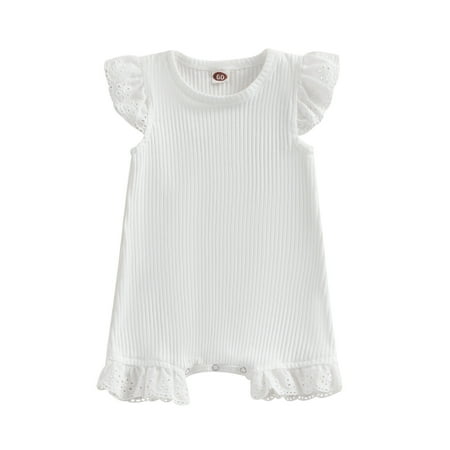 ZHAGHMIN Baby Girls Summer Ribbed Sleeveless Rompers Jumpsuit Color Block Hollow Ruffle Comfy Bodysuit Loose Casual Overalls White Size80
ZHAGHMIN Baby Girls Summer Ribbed Sleeveless Rompers Jumpsuit Color Block Hollow Ruffle Comfy Bodysuit Loose Casual Overalls White Size80