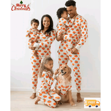 Christmas Pajamas For Family Halloween Pumpkin Sleepwear for Baby Adults and Kids Holiday PJS Set
Christmas Pajamas For Family Halloween Pumpkin Sleepwear for Baby Adults and Kids Holiday PJS Set