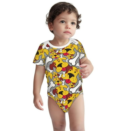 Fotbe Cute Dog Pattern Unisex-baby Short-sleeve Bodysuit Short Sleeve Bodysuits One-piece 100% Organic Cotton for Infant Baby Boys Unisex-18 Months
Fotbe Cute Dog Pattern Unisex-baby Short-sleeve Bodysuit Short Sleeve Bodysuits One-piece 100% Organic Cotton for Infant Baby Boys Unisex-18 Months