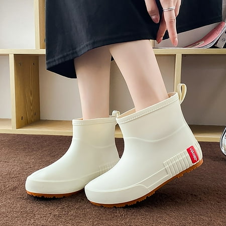 Rain Shoes Mid Barrel Rain Boots Student Plus Velvet Warm Waterproof Non Slip Wear Water Shoes Rubber Shoes
Rain Shoes Mid Barrel Rain Boots Student Plus Velvet Warm Waterproof Non Slip Wear Water Shoes Rubber Shoes