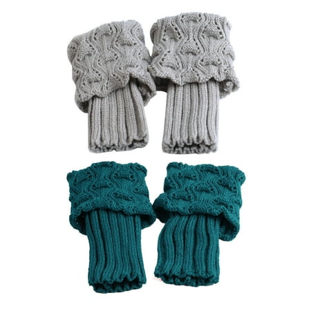 NUOLUX 2 Pairs Turnover Boot Cuffs Hollow out Short Leg Warmers Winter Boots Anklet for Women Girls (Blue Light Grey)
NUOLUX 2 Pairs Turnover Boot Cuffs Hollow out Short Leg Warmers Winter Boots Anklet for Women Girls (Blue Light Grey)