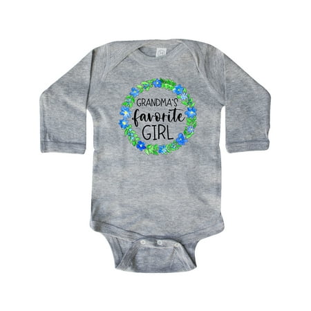 Inktastic Grandma s Favorite Girl Blue Flower Wreath Gift Baby Girl Long Sleeve Bodysuit
Inktastic Grandma s Favorite Girl Blue Flower Wreath Gift Baby Girl Long Sleeve Bodysuit
