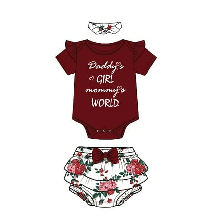 Synpos 0-12Months 3PCS Newborn Baby Girl Romper Jumpsuit Bodysuit +Pants Shorts+Headband Outfit Set
Synpos 0-12Months 3PCS Newborn Baby Girl Romper Jumpsuit Bodysuit +Pants Shorts+Headband Outfit Set