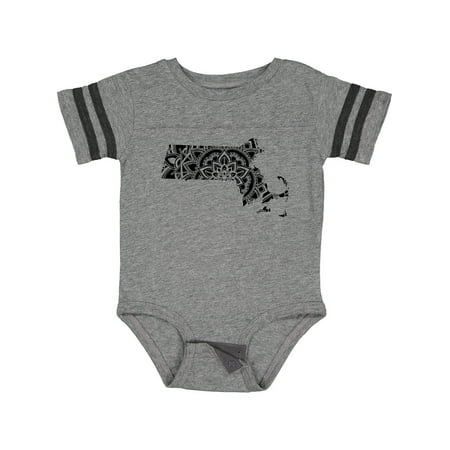 Inktastic Massachusetts Silhouette Mandala Gift Baby Boy or Baby Girl Bodysuit 
Inktastic Massachusetts Silhouette Mandala Gift Baby Boy or Baby Girl Bodysuit