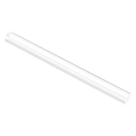 Acrylic Round Rod Clear 1 Diameter 12-1/4 Length Solid Plastic PMMA Bar Stick