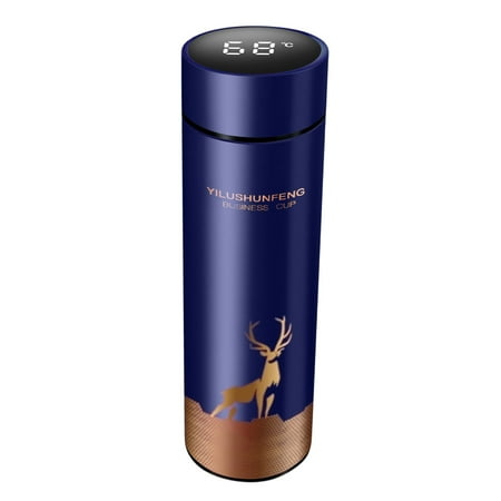 Intelligent Display Insulated Bottle 17.6oz/ 500ml LCD Touch Screen Stainless Steel Leakproof Water Bottle Smart Coffee Cup Travel Mug
Intelligent Display Insulated Bottle 17.6oz/ 500ml LCD Touch Screen Stainless Steel Leakproof Water Bottle Smart Coffee Cup Travel Mug