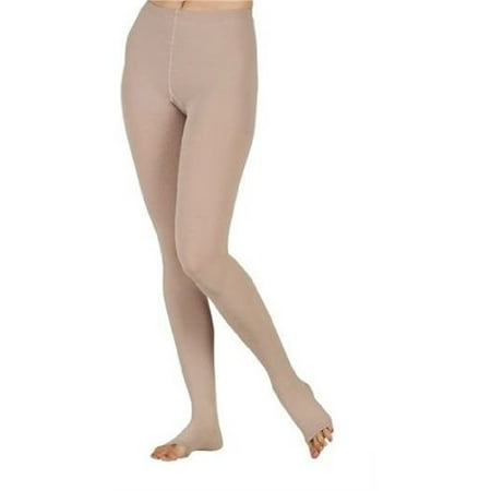 Juzo 2001ATSH06 I Extra Small Soft Open Toe Short Firm Compression Pantyhose - White
