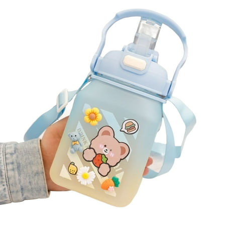 Outdoor Water Bottle for Kids Cute Cartoon Design Beverage Containers Flip Top Lid Suitable for Daily Using Blue
Outdoor Water Bottle for Kids Cute Cartoon Design Beverage Containers Flip Top Lid Suitable for Daily Using Blue