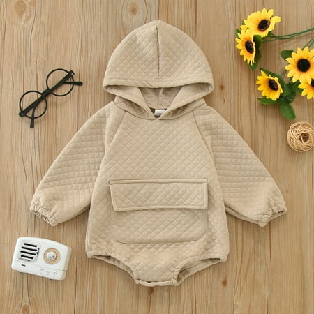 NIUREDLTD Babys Girls Boys Solid Spring Winter Long Sleeve Hooded Pocket Romper Bodysuit Clothes
NIUREDLTD Babys Girls Boys Solid Spring Winter Long Sleeve Hooded Pocket Romper Bodysuit Clothes
