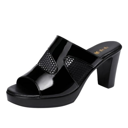 Ediodpoh Summer New Thick Heeled Slippers Women Wear Sexy High Heeled Sandals Fish Mouth Sandals Non Slip Slippers Women Slippers Sandals for Women Black 7(38)
Ediodpoh Summer New Thick Heeled Slippers Women Wear Sexy High Heeled Sandals Fish Mouth Sandals Non Slip Slippers Women Slippers Sandals for Women Black 7(38)