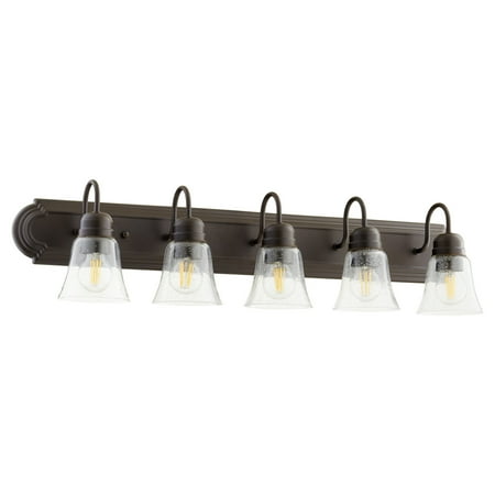 Quorum International 5094-5-2 5 Light 36 Wide Bathroom Vanity Light - Bronze
Quorum International 5094-5-2 5 Light 36 Wide Bathroom Vanity Light - Bronze