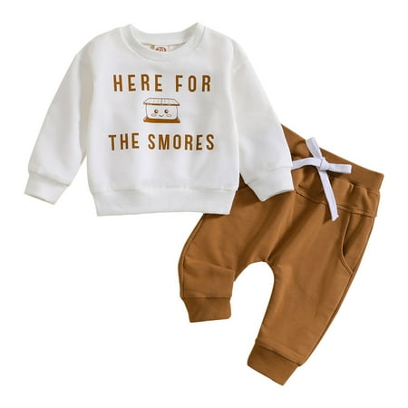 UACY Toddler Boys Girls Clothes Set Solid Cartoon Letter Casual Printing Sweater Khaki Lace Up Pants Two Piece Party Birthday School
UACY Toddler Boys Girls Clothes Set Solid Cartoon Letter Casual Printing Sweater Khaki Lace Up Pants Two Piece Party Birthday School