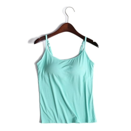 Women Tops with Built in Bra Built in Bra Neck Vest Padded Fit To Wear Over Your Favorite Leggings M Green
Women Tops with Built in Bra Built in Bra Neck Vest Padded Fit To Wear Over Your Favorite Leggings M Green