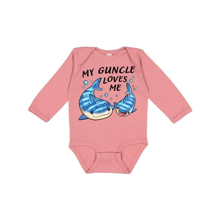 Inktastic My Guncle Loves Me- whale shark Gift Baby Boy or Baby Girl Long Sleeve Bodysuit
Inktastic My Guncle Loves Me- whale shark Gift Baby Boy or Baby Girl Long Sleeve Bodysuit