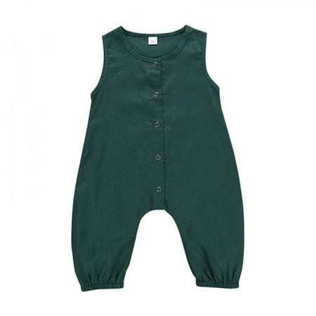 Clearance Sale Kidsborn Baby Boy Girl Cotton Linen Romper Solid Sleeveless Jumpsuit Outfit Summer Casual Clothes 0-24M
Clearance Sale Kidsborn Baby Boy Girl Cotton Linen Romper Solid Sleeveless Jumpsuit Outfit Summer Casual Clothes 0-24M