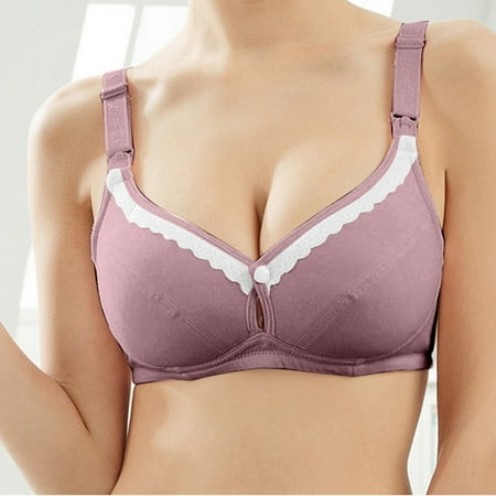 Riforla Women s Lace Feeding Button Opening Comfortable Large Cotton Bra Rose Gold 75
Riforla Women s Lace Feeding Button Opening Comfortable Large Cotton Bra Rose Gold 75