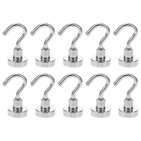 10pcs Strong Neodymium Magnet Hooks Heavy Duty Magnetic Hooks for Home Kitchen Workplace Office and Garage
10pcs Strong Neodymium Magnet Hooks Heavy Duty Magnetic Hooks for Home Kitchen Workplace Office and Garage