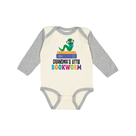 Inktastic Grandma Little Bookworm Kids Reading Gift Baby Boy or Baby Girl Long Sleeve Bodysuit
Inktastic Grandma Little Bookworm Kids Reading Gift Baby Boy or Baby Girl Long Sleeve Bodysuit