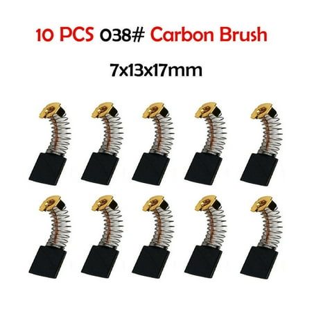 10PCS Brushes 8 Different Sizes Carbon Brushes for Electric Motor Tool Repair