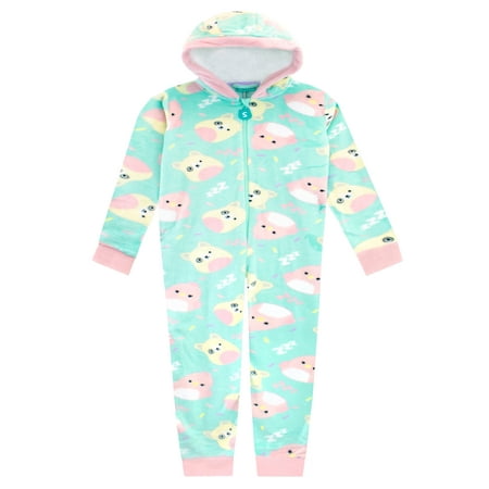 Squishmallows Girls Fleece Onesie Sizes 6 to 14
