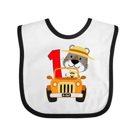 Inktastic Safari 1st Birthday Gift Baby Boy or Baby Girl Bib