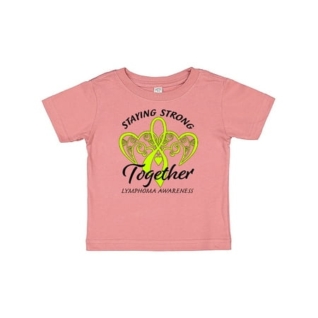 Inktastic Lymphoma Awareness Staying Strong Together Gift Baby Boy or Baby Girl T-Shirt
Inktastic Lymphoma Awareness Staying Strong Together Gift Baby Boy or Baby Girl T-Shirt