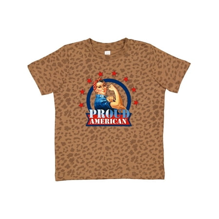 Inktastic Rosie Riveter Proud American Gift Toddler Toddler Girl T-Shirt
