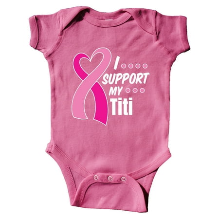 Inktastic Breast Cancer Awareness I Support My Titi with Pink Ribbon Gift Baby Boy or Baby Girl Bodysuit
Inktastic Breast Cancer Awareness I Support My Titi with Pink Ribbon Gift Baby Boy or Baby Girl Bodysuit