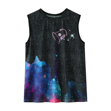 LBECLEY Youth Dry Fit Shirt Teen Big Kids Girls Boys Summer 3D Print T Shirt Blouse Sleeveless Vest Tops Casual Clothes Boys Baseball Tee Shirt Blue S
LBECLEY Youth Dry Fit Shirt Teen Big Kids Girls Boys Summer 3D Print T Shirt Blouse Sleeveless Vest Tops Casual Clothes Boys Baseball Tee Shirt Blue S