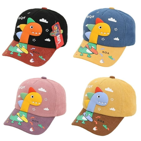 Baywell 4 Pieces Kids Baseball Cap Dinosaur Boys Girls Caps Toddler Kids Hat Adjustable Sun Hat for Toddler Girls Boys Kid s Dinosaur 1-6Y
Baywell 4 Pieces Kids Baseball Cap Dinosaur Boys Girls Caps Toddler Kids Hat Adjustable Sun Hat for Toddler Girls Boys Kid s Dinosaur 1-6Y