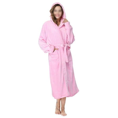 Frontwalk Thicker Long Flannel Sleepwear for Women and Men Bathrobes Warm Couple Pajamas
Frontwalk Thicker Long Flannel Sleepwear for Women and Men Bathrobes Warm Couple Pajamas