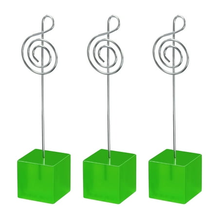 Uxcell Resin Cube Base Picture Card Holder 3 Pack Note Shape Table Stand Holder for Party Displaying Green
Uxcell Resin Cube Base Picture Card Holder 3 Pack Note Shape Table Stand Holder for Party Displaying Green