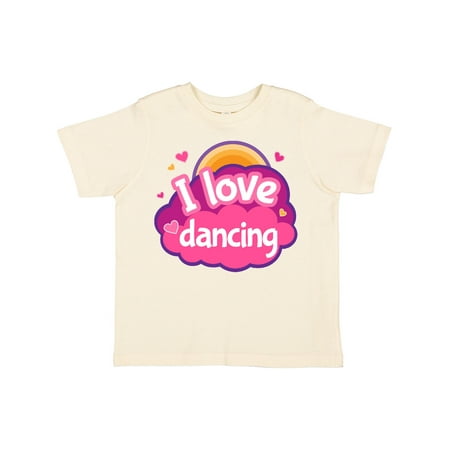 Inktastic I Love Dancing Dance Teacher Gift Toddler Toddler Girl T-Shirt
