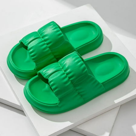 CoCopeaunt Women Soft Sole Cloud Slippers Summer Beach Thick Platform EVA Sandals Women Pleated Design for Home Slides New Woman Shoes
CoCopeaunt Women Soft Sole Cloud Slippers Summer Beach Thick Platform EVA Sandals Women Pleated Design for Home Slides New Woman Shoes