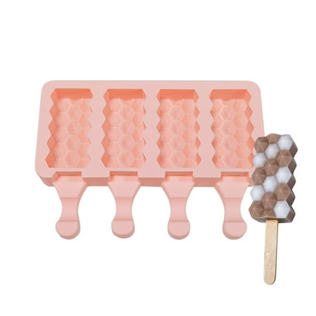 4 Cavities Diamond Popsicles Mold Non-stick Silicone Ice Cream Molds Homemade DIY Dessert Juice Ice-Pop Mould for Kids
4 Cavities Diamond Popsicles Mold Non-stick Silicone Ice Cream Molds Homemade DIY Dessert Juice Ice-Pop Mould for Kids