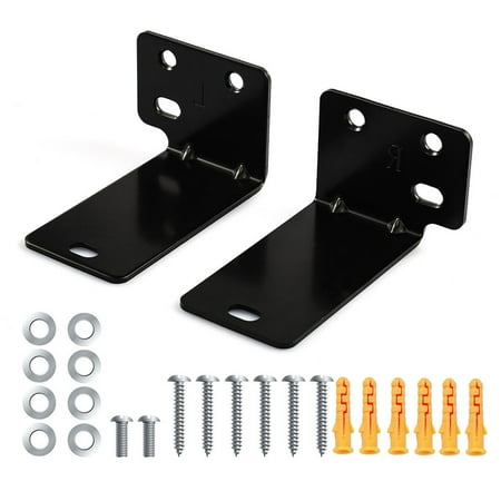 2PCS Wall Mount Kit Mounting Brackets Bracket Replacement Wall Frame Black
2PCS Wall Mount Kit Mounting Brackets Bracket Replacement Wall Frame Black