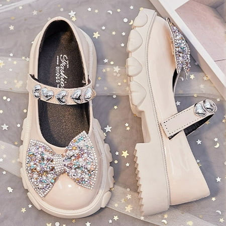 HAXMNOU Girls Small PU Leather Shoes Single Shoes Princess Shoes Sandals Flower Bow Shoelaces Drill Single Shoes Soft Sole Princess Cool Shoe White
HAXMNOU Girls Small PU Leather Shoes Single Shoes Princess Shoes Sandals Flower Bow Shoelaces Drill Single Shoes Soft Sole Princess Cool Shoe White