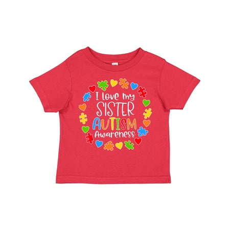 Inktastic I Love My Sister Autism Awareness Gift Toddler Boy or Toddler Girl T-Shirt
Inktastic I Love My Sister Autism Awareness Gift Toddler Boy or Toddler Girl T-Shirt