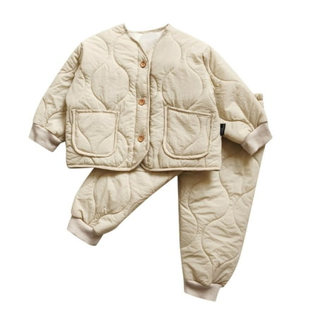 Toddler Outfits Sets Summer Baby Boys Girls Winter Jacket Patchwork Long Sleeve Coat Warm Outwear Solid Pants Trousers 2Pcs Kids Clothes Suit
Toddler Outfits Sets Summer Baby Boys Girls Winter Jacket Patchwork Long Sleeve Coat Warm Outwear Solid Pants Trousers 2Pcs Kids Clothes Suit