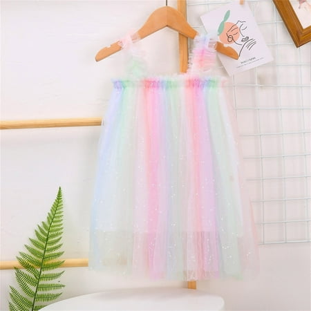 Toddler Baby Kids Girls Rainbow Tie Dyed Summer Sleeveless Beach Tutu Dress Casual Layered Tulle Dresses Princess Birthday Party Beach Dresses 1-6Y
Toddler Baby Kids Girls Rainbow Tie Dyed Summer Sleeveless Beach Tutu Dress Casual Layered Tulle Dresses Princess Birthday Party Beach Dresses 1-6Y