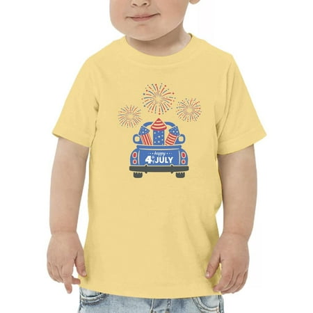 Happy 4Th Of July Fireworks T-Shirt Toddler -Image by Shutterstock 5 Toddler