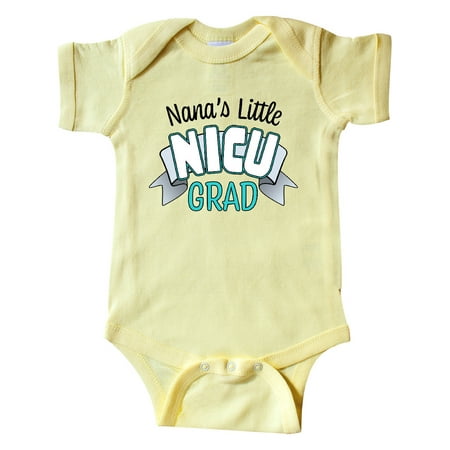 Inktastic Nana s Little Nicu Grad in Blue with Banner Gift Baby Boy or Baby Girl Bodysuit
Inktastic Nana s Little Nicu Grad in Blue with Banner Gift Baby Boy or Baby Girl Bodysuit