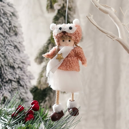 Sebtyili Christmas Net Yarn Cute Plush Angel Pendant Doll Gift Christmas Tree Pendant Pendant Accessories One Size
Sebtyili Christmas Net Yarn Cute Plush Angel Pendant Doll Gift Christmas Tree Pendant Pendant Accessories One Size