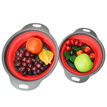 Kitchen Gadgets Foldable Silicone Colander Fruit Vegetable Washing Basket Strainer Kitchen Tool Kitchen Organization
Kitchen Gadgets Foldable Silicone Colander Fruit Vegetable Washing Basket Strainer Kitchen Tool Kitchen Organization