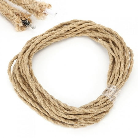 Vintage Hemp Rope Electrical Cable Twisted Pair Electrical Wire For Chandelier Light Hallways Living Rooms Study Rooms 10 Meters
Vintage Hemp Rope Electrical Cable Twisted Pair Electrical Wire For Chandelier Light Hallways Living Rooms Study Rooms 10 Meters